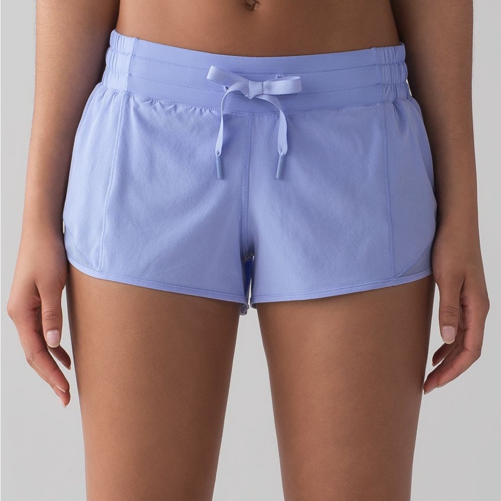 RARE Lululemon Hotty Hot Short 2.5” in Hydrangea Blue (First release)